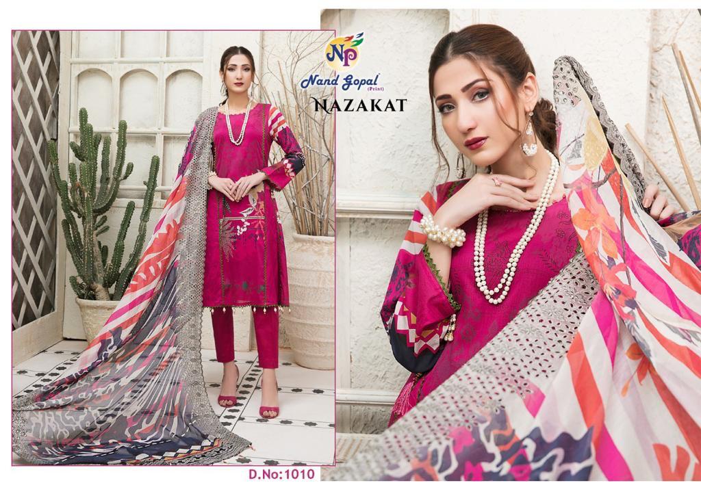 Nand Gopal Nazakat 1 Daily Wear Wholesale Dress Material Collection